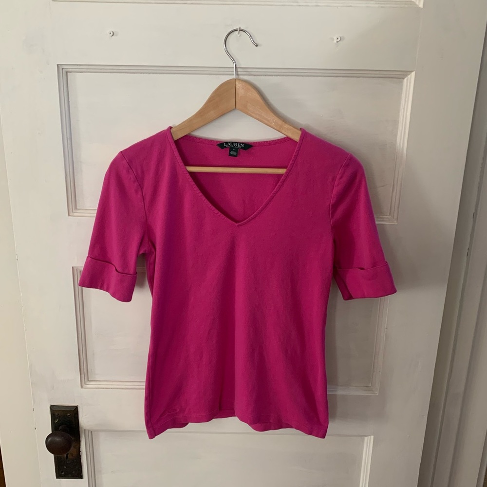 Ralph Lauren Size M 100% Cotton Tee